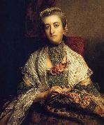 Sir Joshua Reynolds Portrait of Caroline Fox, 1st Baroness Holland oil on canvas